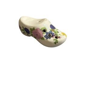 Vintage Floral Clog Ceramic Pomander Potpourri Holder Made in England (#2)